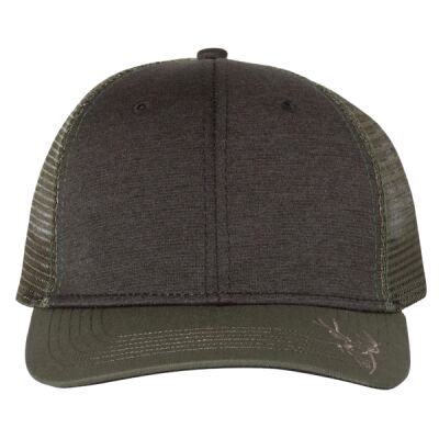 Structured Mid Profile Heather Trucker Hat Thumbnail