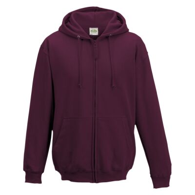 Men's Midweight College Full-Zip Hooded Sweatshirt Thumbnail