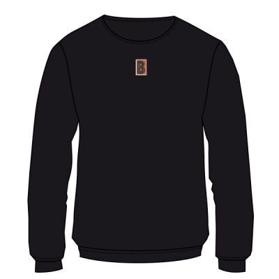 Embroidered Yoke - Ultimate Cotton Crewneck Sweatshirt Thumbnail