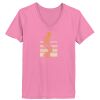 Ladies ComfortSoft® V Neck T Shirt Thumbnail