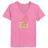 Ladies ComfortSoft® V Neck T Shirt Thumbnail