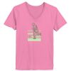 Ladies ComfortSoft® V Neck T Shirt Thumbnail