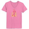 Ladies ComfortSoft® V Neck T Shirt Thumbnail