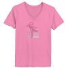Ladies ComfortSoft® V Neck T Shirt Thumbnail