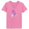 Ladies ComfortSoft® V Neck T Shirt Thumbnail
