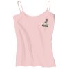 Juniors 1x1 Rib Spaghetti Strap Tank Thumbnail
