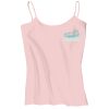 Juniors 1x1 Rib Spaghetti Strap Tank Thumbnail