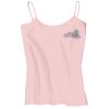 Juniors 1x1 Rib Spaghetti Strap Tank Thumbnail