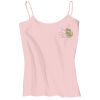 Juniors 1x1 Rib Spaghetti Strap Tank Thumbnail