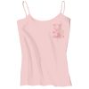 Juniors 1x1 Rib Spaghetti Strap Tank Thumbnail