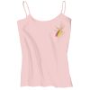 Juniors 1x1 Rib Spaghetti Strap Tank Thumbnail