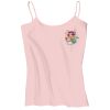 Juniors 1x1 Rib Spaghetti Strap Tank Thumbnail