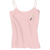 Juniors 1x1 Rib Spaghetti Strap Tank Thumbnail
