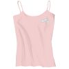 Juniors 1x1 Rib Spaghetti Strap Tank Thumbnail