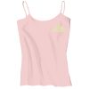 Juniors 1x1 Rib Spaghetti Strap Tank Thumbnail