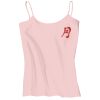 Juniors 1x1 Rib Spaghetti Strap Tank Thumbnail