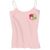 Juniors 1x1 Rib Spaghetti Strap Tank Thumbnail