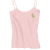 Juniors 1x1 Rib Spaghetti Strap Tank Thumbnail