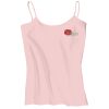 Juniors 1x1 Rib Spaghetti Strap Tank Thumbnail