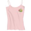 Juniors 1x1 Rib Spaghetti Strap Tank Thumbnail