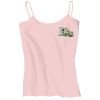 Juniors 1x1 Rib Spaghetti Strap Tank Thumbnail