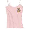 Juniors 1x1 Rib Spaghetti Strap Tank Thumbnail
