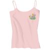 Juniors 1x1 Rib Spaghetti Strap Tank Thumbnail