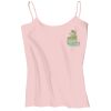 Juniors 1x1 Rib Spaghetti Strap Tank Thumbnail