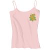 Juniors 1x1 Rib Spaghetti Strap Tank Thumbnail