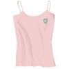 Juniors 1x1 Rib Spaghetti Strap Tank Thumbnail