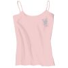Juniors 1x1 Rib Spaghetti Strap Tank Thumbnail