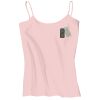 Juniors 1x1 Rib Spaghetti Strap Tank Thumbnail