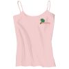 Juniors 1x1 Rib Spaghetti Strap Tank Thumbnail